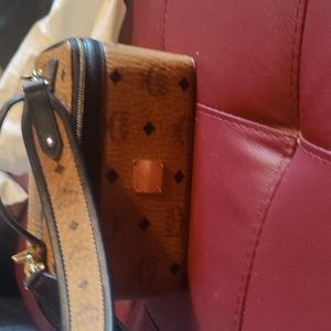 MCM vanity bag with custom strap -optional